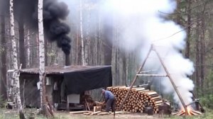 Охота и Рыбалка Жизнь Отшельника в ТАЙГЕ ЧАЙ из БЕРЕЗОВОЙ ЧАГИ Суп Из ПАПОРОТНИКА СТРАУСНИКА 2024