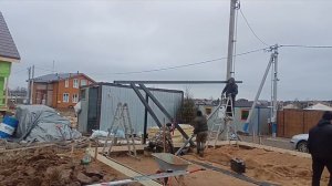 Консольный навес 6 на 6. Сварга.рф