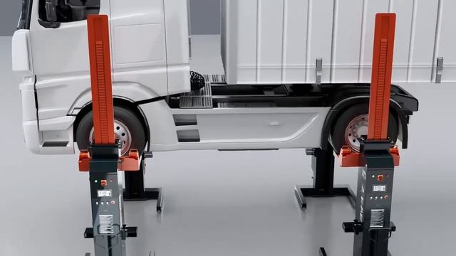 Грузовые подкатные колонны EAE (Китай) Everlift EE-HDM86