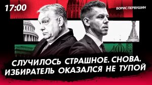 Случилось страшное. Снова. Избиратель оказался не тупой [Борис Первушин. СТРИМ]