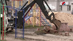 В столице Марий Эл началось благоустройство двора в заречной части города