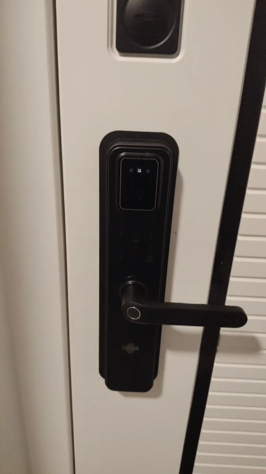 Установка электронного смарт замка с видеоглазком MyLock Веста Макс ПРО. Москва, ЖК Западный порт.