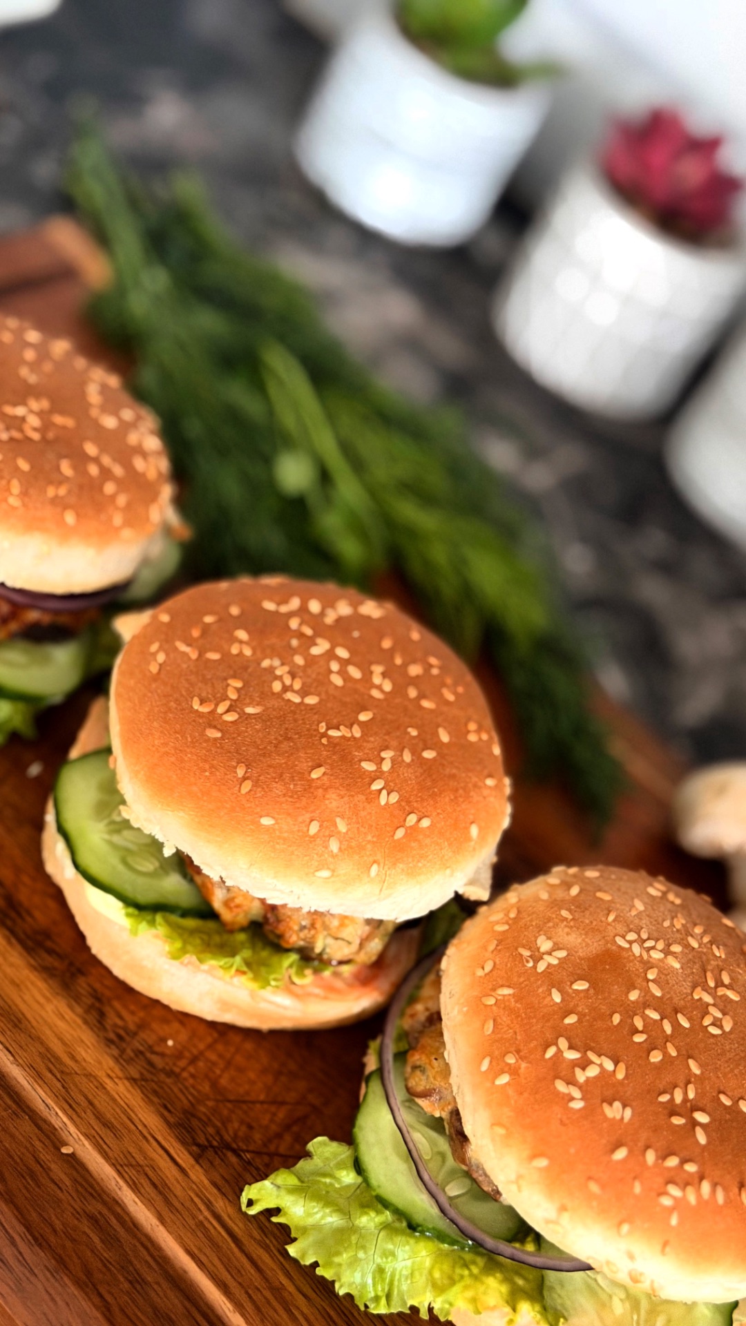 Сочный бургер в аэрогриле Demiand😍