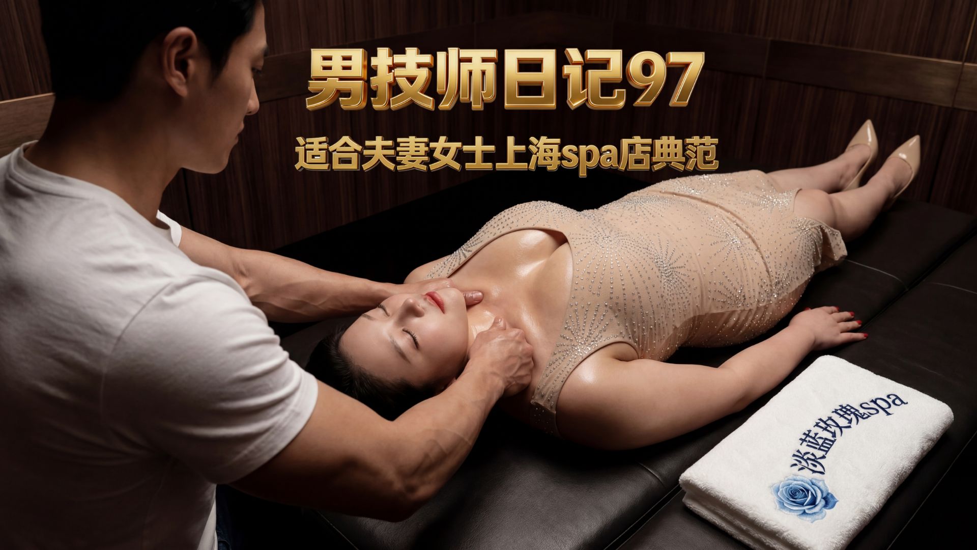 视频-上海女子会所夫妻spa服务过程老婆与男技师分享异性精油按摩体验经验