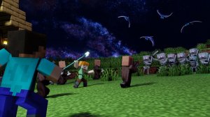 КОМАНДА ХЕРОБРИНА ПРОТИВ АРМИИ СКЕЛЕТОВ - Майнкрафт Мультики