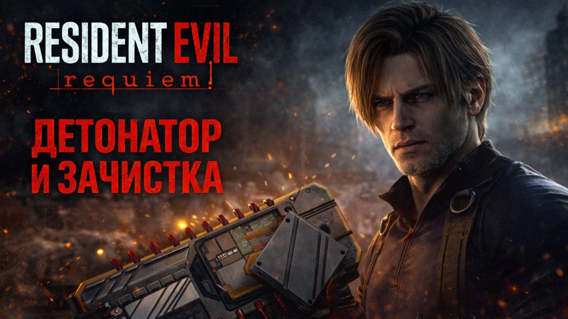 Resident Evil Requiem #10 Прохождение ДЕТОНАТОР СОБРАН ЗАЧИСТКА РАККУН СИТИ