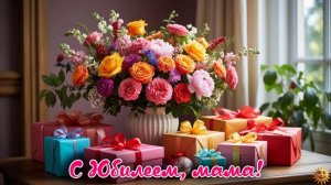 С Юбилеем мама