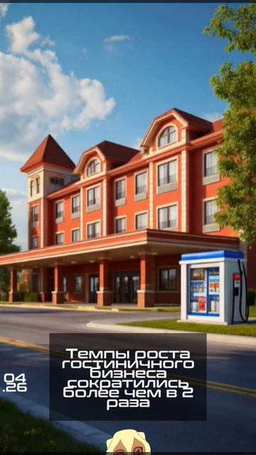 Темпы роста гостиничного бизнеса сократились более чем в 2 раза
