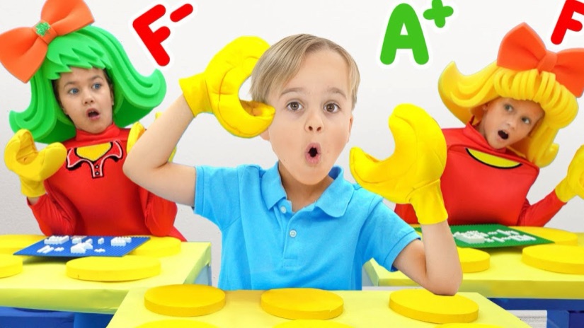 Приключение в Лего школе для детей!