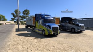 American Truck Simulator Конвой со стримером на YouTube leonxzet.