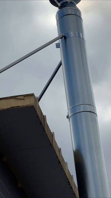 Дымоход твердотопливного котла