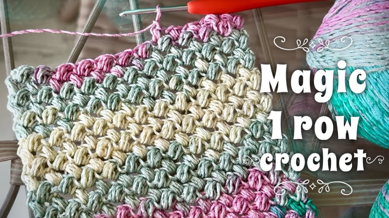 Повтори всего 1 ряд!  Этот способ вязания взорвал YouTube! 