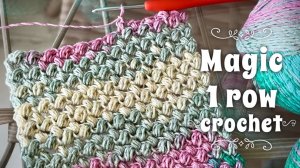 Повтори всего 1 ряд! 💥🔥 Этот способ вязания взорвал YouTube! 💥🔥