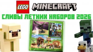 СЛИВ ЛЕТНИХ НАБОРОВ Lego Minecraft 2026?! ФЕЙК ИЛИ ПРАВДА?