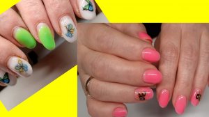 "733*Коррекция коротких ноготков.Ускоряюсь в работе цветным гелем.