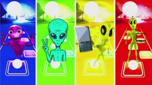 Зеленый Пришелец в Тайлс Хоп: Музыкальный Челлендж — Танцевальный Ритм