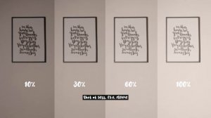 The smaller the light is, the more creative you are.