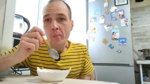 Мукбанг, геркулесовая каша с черносливом, актимуно.