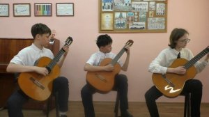 Трио гитаристов. "Испанское каприччио". МБУДО ДШИ Краснозерского района.