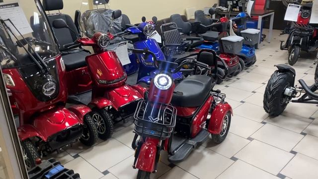 Новинка 2026: Трехколесный двухместный электроскутер Eco Koleso DachaДача