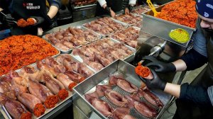 Санде с кальмаром — корейская уличная еда