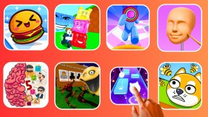 Food Run,Steal the MemeRot,LAYER MAN,Sculpt People,Brain Test 5,Night Survive in Haunt,Dancing Cats