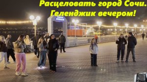 И я готов расцеловать город Сочи! Геленджик вечером!