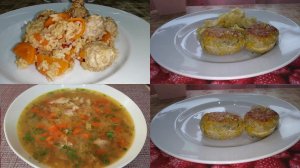 Очень Вкусный Суп, Котлеты С Капустой И Фрикадельки С Рисом! Рецепты Для Похудения!