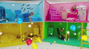 Влад и Ники Челлендж 4 цветные комнаты