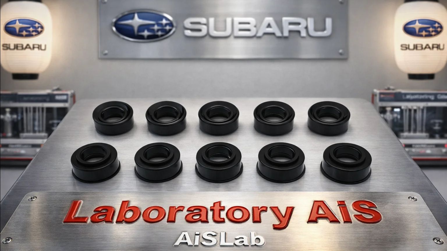 Прокладки инжекторов бурт 10шт, (Type-2) AiS-G016f, SUBARU 16608KA000,.mp4