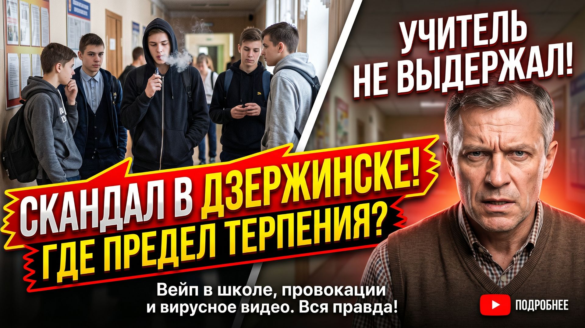 ШОК: подростки довели учителя — всё попало на камеру