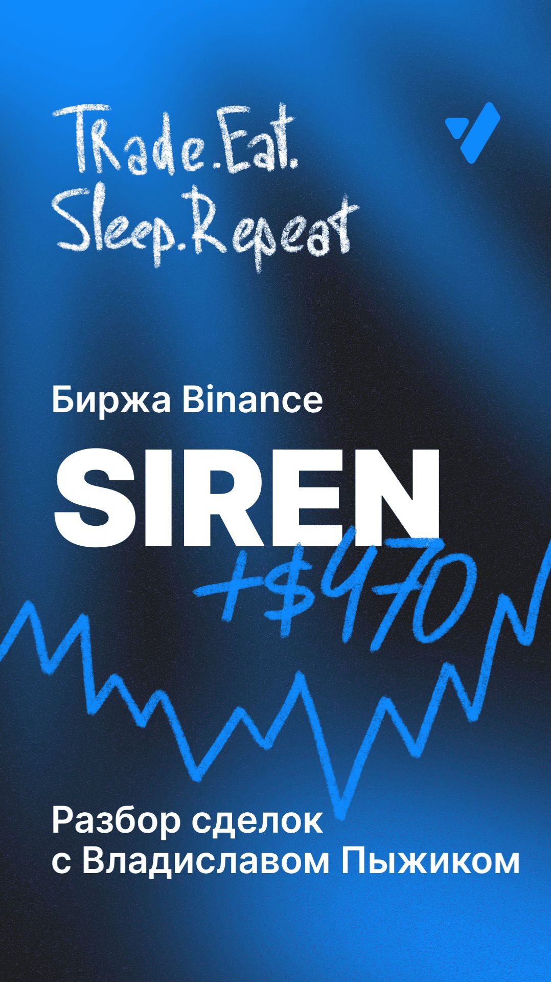 Siren отработка робота по +470$ (Binance)