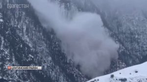 В Цунтинском районе сошла лавина