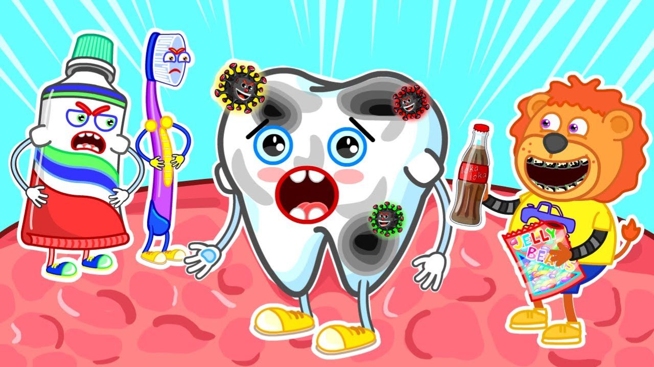 Маша и Леопольд. Чистим зубы - Мультик для детей