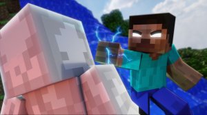 Алекс и Стив против Существа 303 - Майнкрафт Мультики