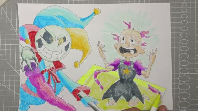 Рисуем Месть Прототипа. (анимация Poppy Playtime). 5