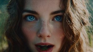 В саду цветная вьюга.