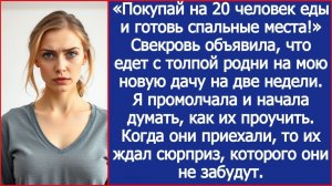 Покупай на 20 человек еды и готовь спальные места! | ИСТОРИЯ ИЗ ЖИЗНИ |АУДИО РАССКАЗ|СЛУШАТЬ ИСТОРИЮ