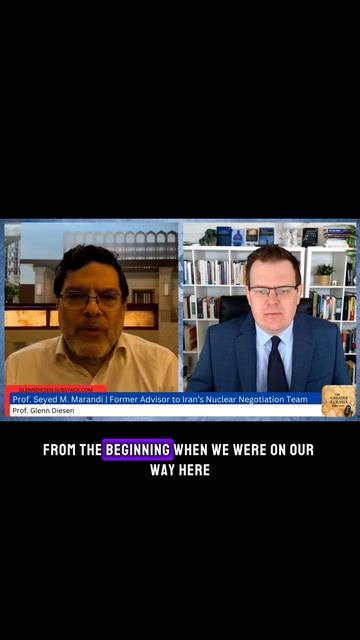 Seyed Marandi on the latest negotiations