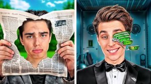 Влад а4 . БОГАТЫЙ vs БЕДНЫЙ ШПИОН ! Видео Влада Бумага а4 А 4 Bumaga