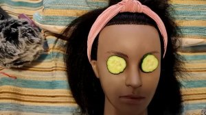 АСМР МАССАЖ ЛИЦА ЛерО4ке 👐 ASMR face massage  💆♀ whisper ♥ 100% tingles ♥