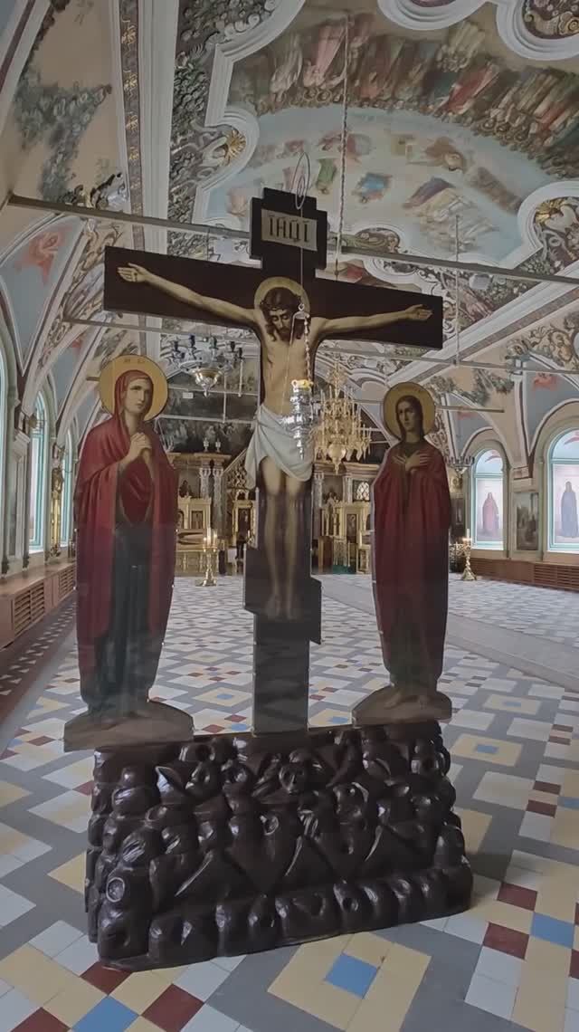 🐦🔥 Христос Воскресе! Храм пр. Сергия в Сергиевой Лавре #бог #христианство #православие #храм