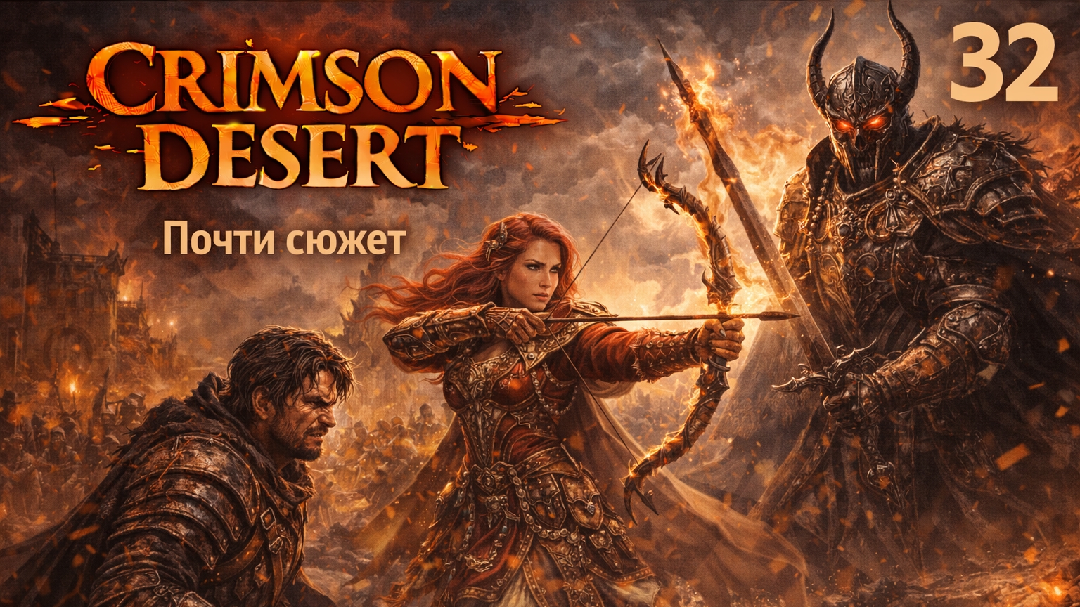 ПРОХОЖДЕНИЕ CRIMSON DESERT. ЧАСТЬ 32. ПОЧТИ СЮЖЕТ