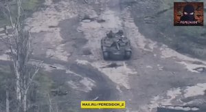 Танковый бой от первого лица