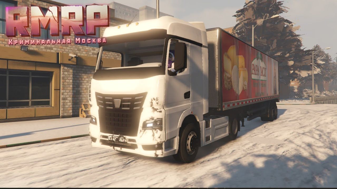 Пробуем Работу Дальнобойщика на GTA 5 RMRP