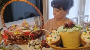 Отмечаем праздник Светлой Пасхи. Приехали родные. Полный дом гостей.