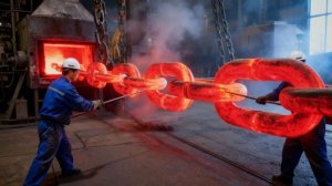 Как делают самые прочные якорные цепи в мире.