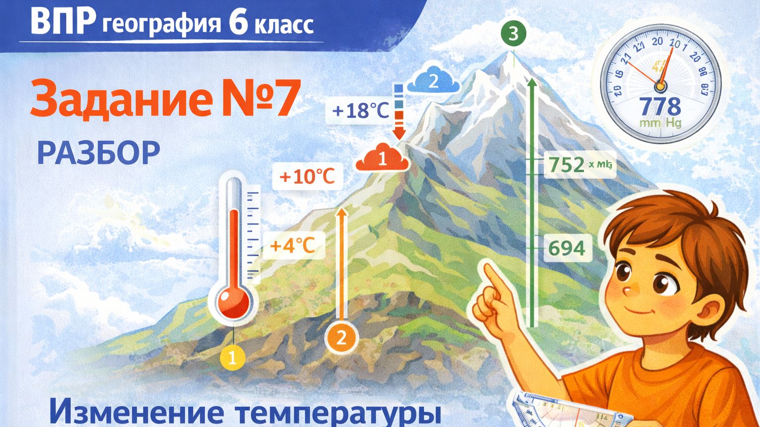 Как решать задание 7 ВПР по географии 6 класса | Полный разбор