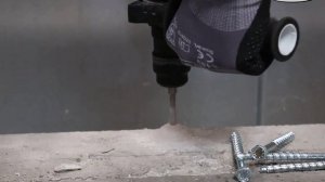 Быстрый монтаж бруска на бетонное основание