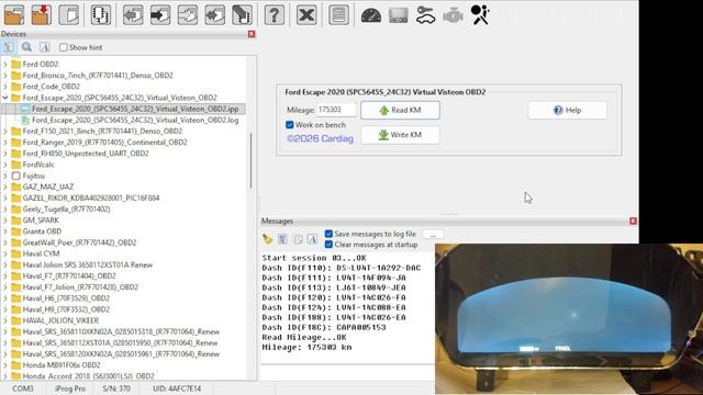 IprogPro Ford Escape 2020 (SPC5645S + 24C32) Virtual Visteon OBD2